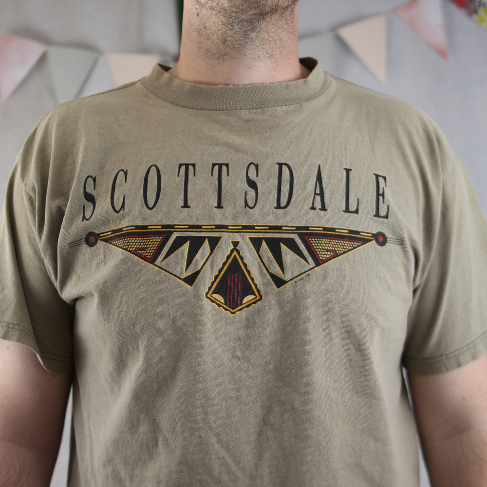 Vintage Scottsdale XL 100% cotton  VTG Travel B116